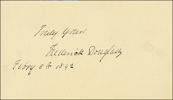 Lot 256 Frederick Douglass