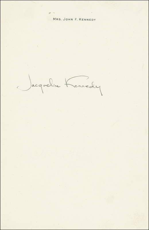 Lot 101 Jacqueline Kennedy