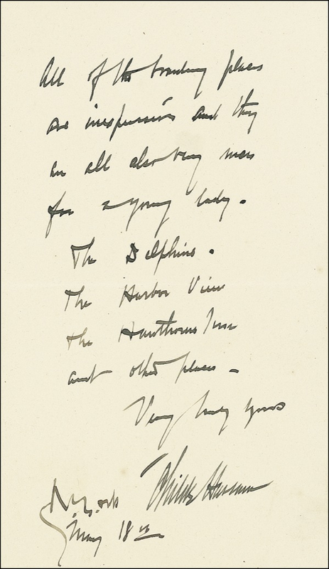 Lot 585 Childe Hassam