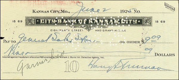 Lot 184 Harry S. Truman