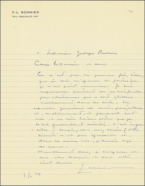 Lot 635 F. L. Schmied