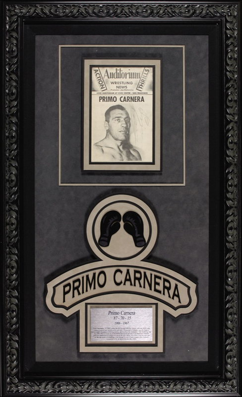 Lot 1323 Primo Carnera