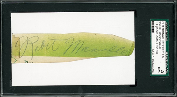 Lot 1416 Rabbit Maranville