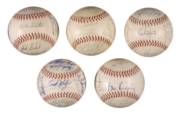 Lot 1297 Baseballs