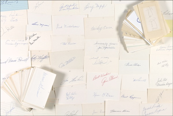 Lot 1295 Baseball Signatures