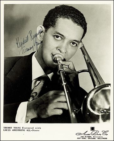 Lot #709 Louis Armstrong and Trummy Young - Image 2