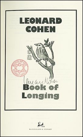 Lot #754 Leonard Cohen - Image 1