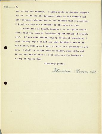 Lot #164 Theodore Roosevelt - Image 1