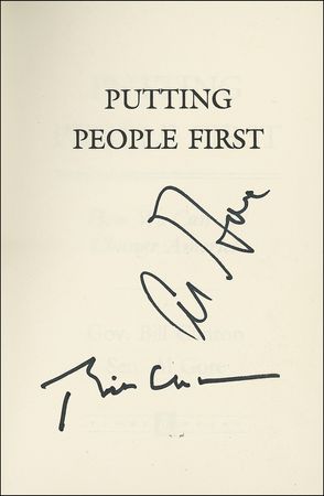 Lot #27 Bill Clinton and Al Gore