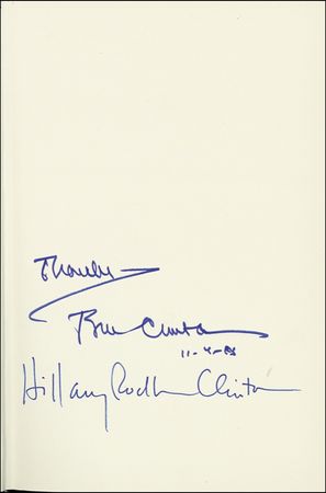 Lot #36 Bill and Hillary Clinton - Image 1
