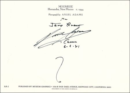 Lot #541 Ansel Adams - Image 1