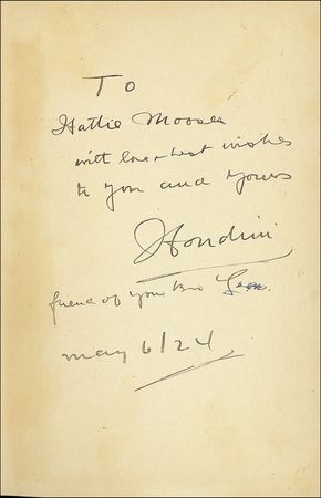 Lot #1067 Harry Houdini - Image 1