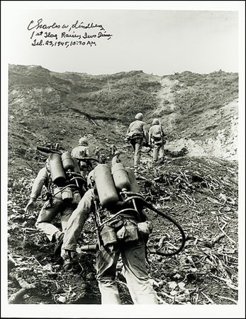 Lot #442 Iwo Jima: Lindberg, Charles - Image 1