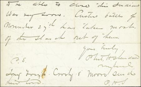 Lot #474 Philip H. Sheridan - Image 1