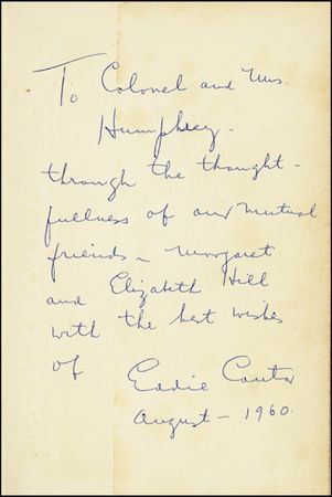 Lot #953 Eddie Cantor - Image 1