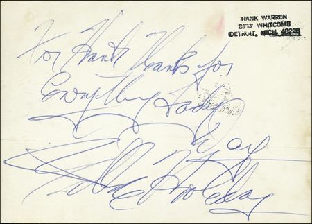 Lot #792 Billie Holiday - Image 1