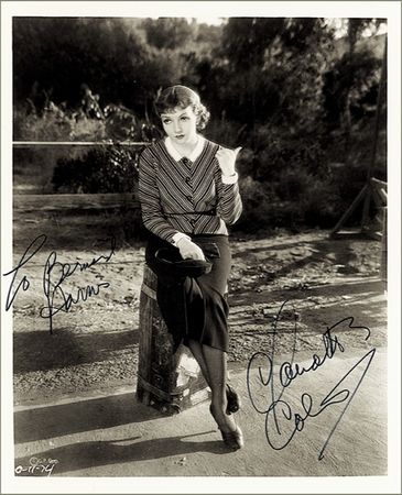 Lot #974 Claudette Colbert - Image 1