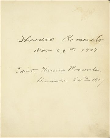 Lot #155 Theodore Roosevelt and William H. Taft - Image 1