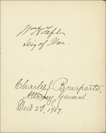 Lot #155 Theodore Roosevelt and William H. Taft - Image 2