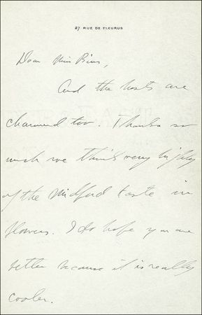 Lot #643 Gertrude Stein - Image 2