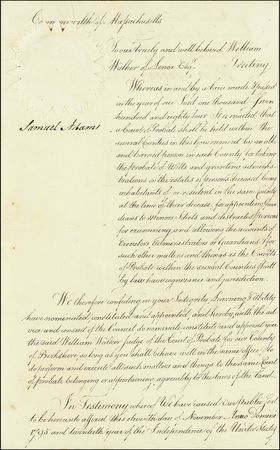 Lot #205 Samuel Adams - Image 2
