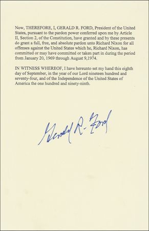 Lot #62 Gerald Ford - Image 1