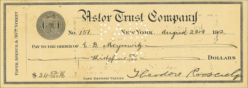 Lot 133 Theodore Roosevelt