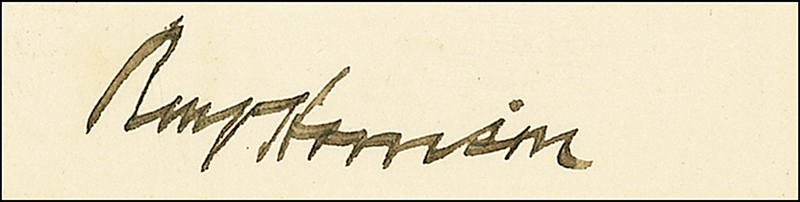 Lot 70 Benjamin Harrison