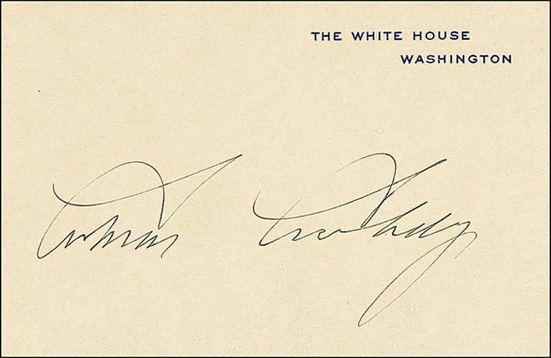Lot 28 Calvin Coolidge