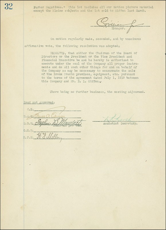 Lot 205 Thomas Edison