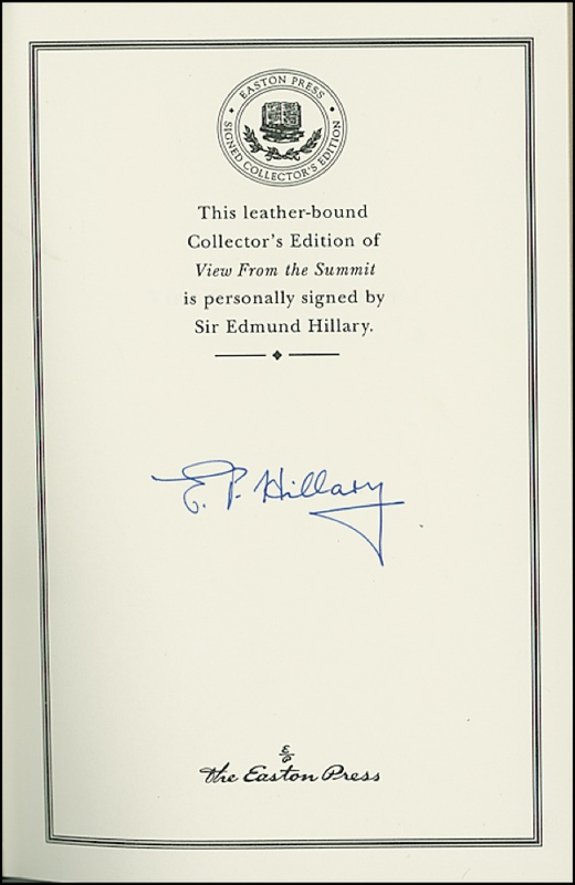 Lot 248 Edmund Hillary