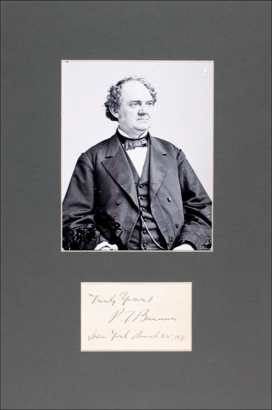 Lot 960 P. T. Barnum