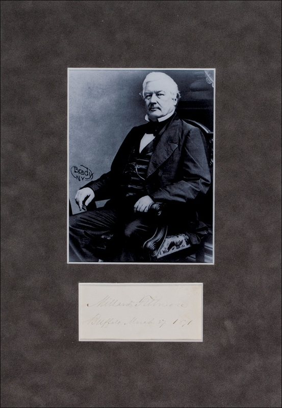 Lot 34 Millard Fillmore