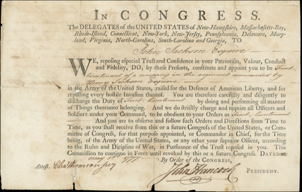 Lot 245 John Hancock