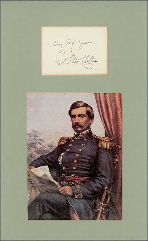 Lot 401 George B. McClellan