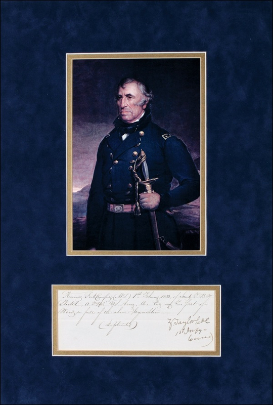 Lot 142 Zachary Taylor
