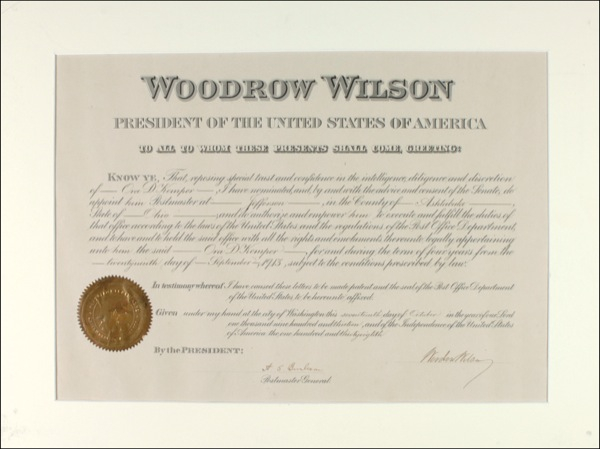 Lot 157 Woodrow Wilson