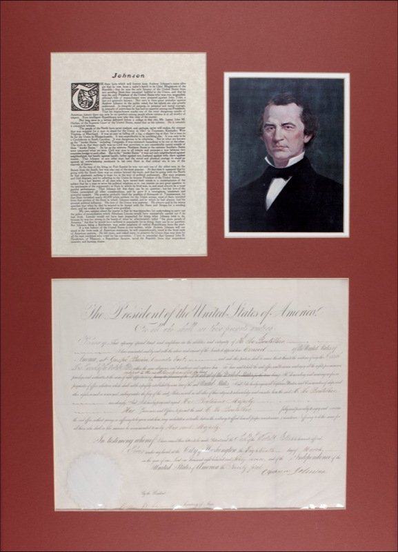 Lot 81 Andrew Johnson