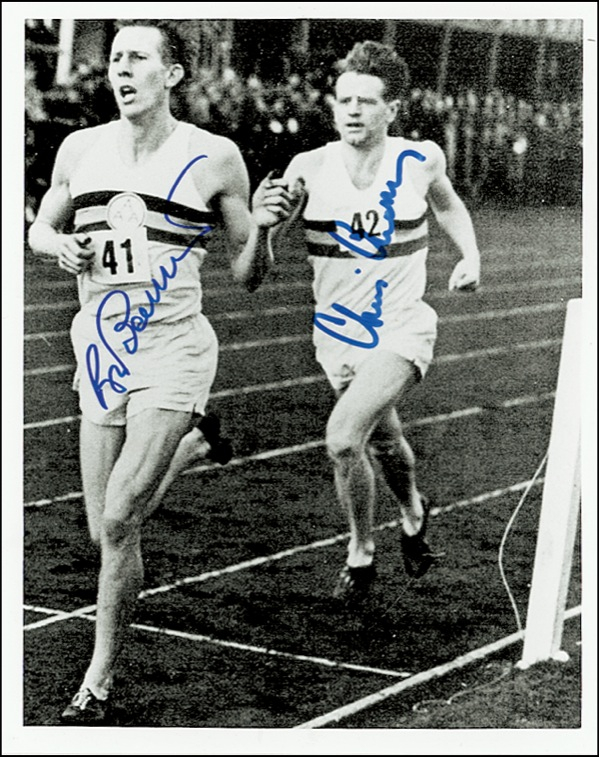 Lot 1317 Roger Bannister and Christopher Chataway