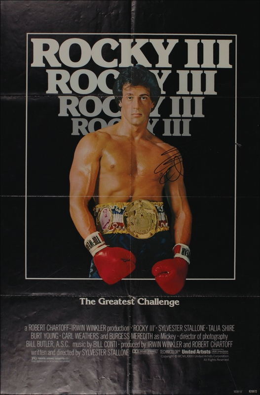 Lot 1235 Sylvester Stallone