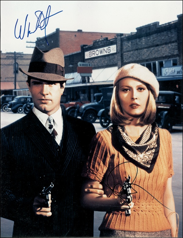 Lot 967 Warren Beatty and Faye Dunaway