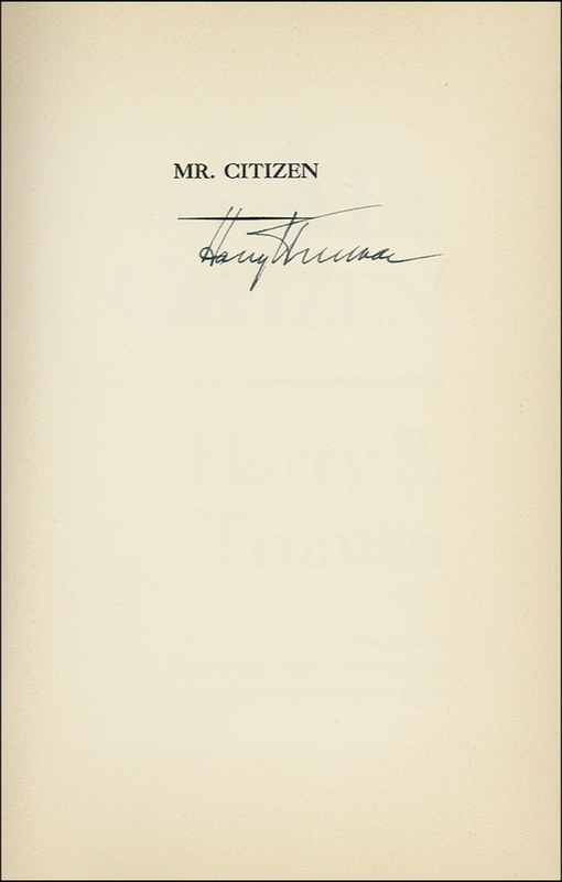 Lot 148 Harry S. Truman