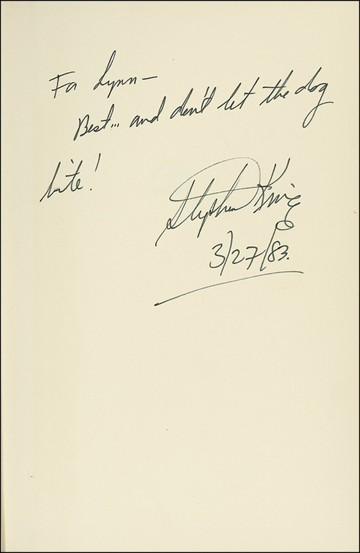 Lot 534 Stephen King
