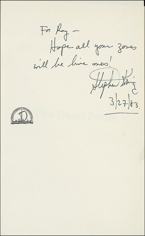 Lot 535 Stephen King