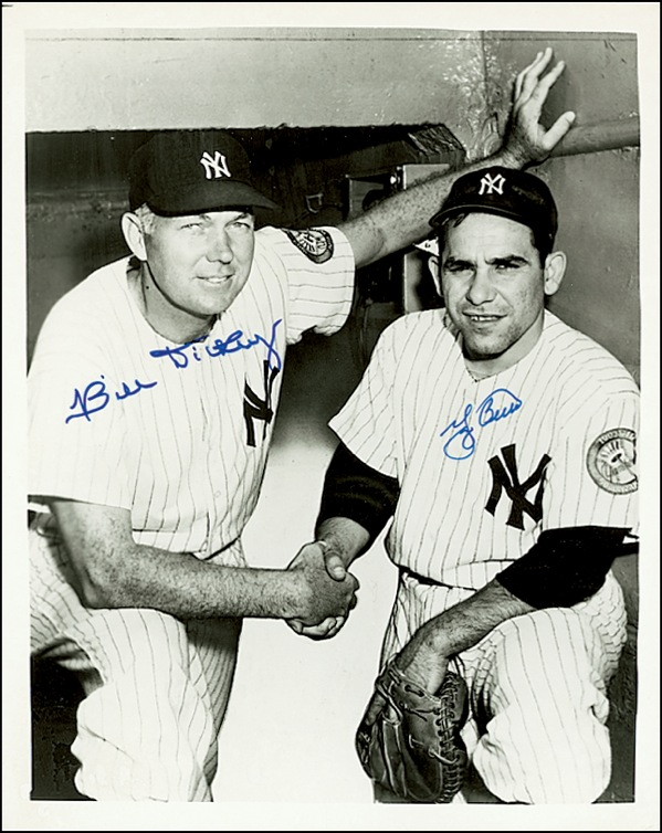 Lot 1390 Bill Dickey and Yogi Berra