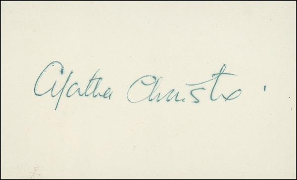 Lot 495 Agatha Christie