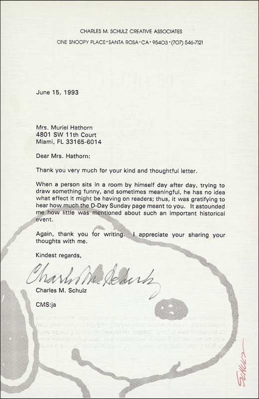 Lot 648 Charles Schulz