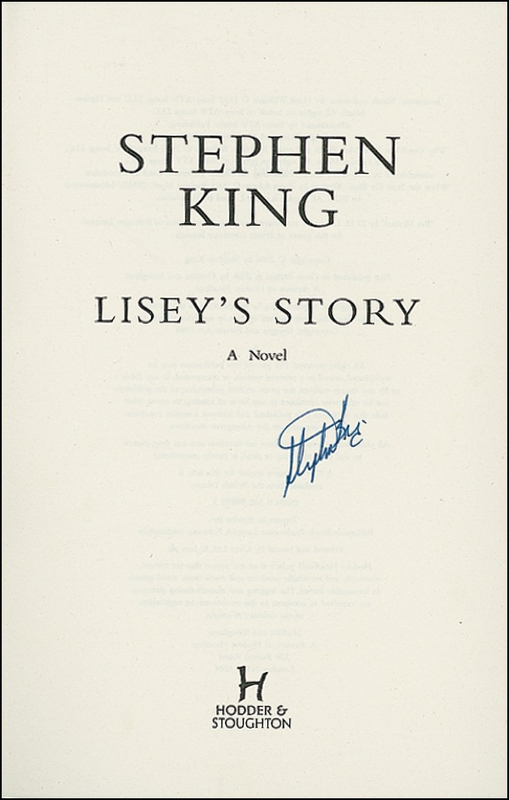 Lot 536 Stephen King