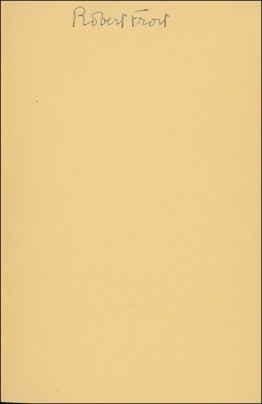 Lot 515 Robert Frost