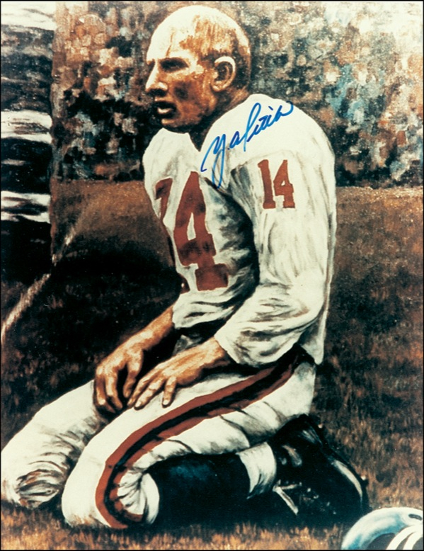 Lot 1591 Y. A. Tittle